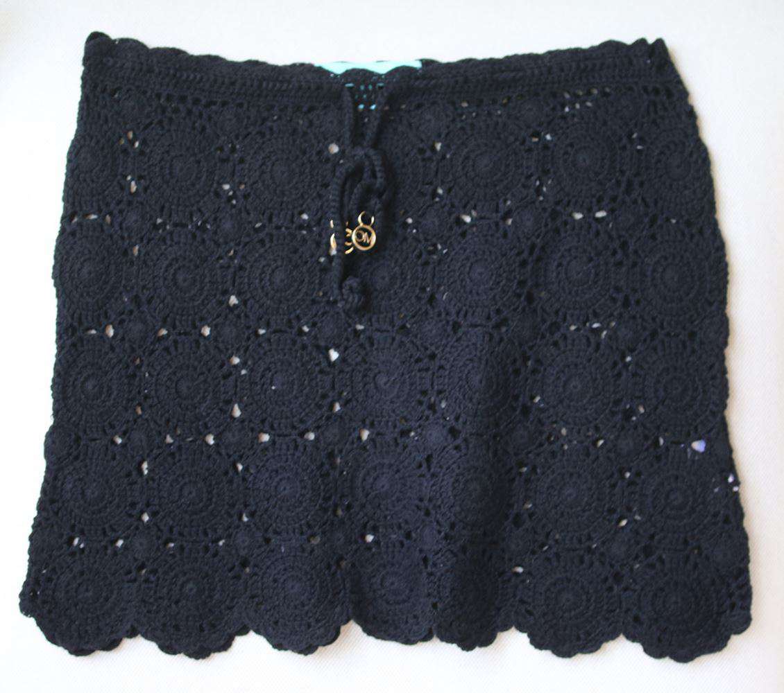 MELISSA ODABASH AMANDA CROCHET SKIRT SMALL