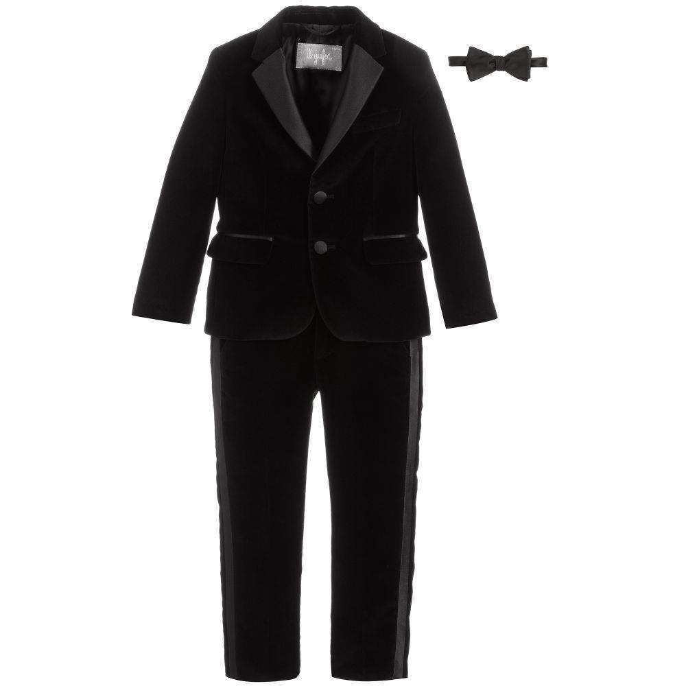 IL GUFO KIDS BOYS VELVET SUIT 4 YEARS