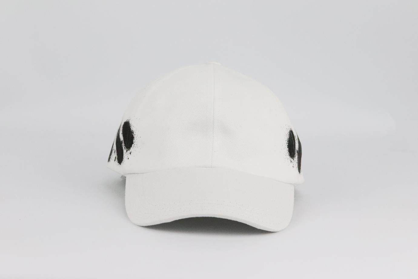 OFF-WHITE C/O VIRGIL ABLOH PRINTED COTTON TWILL BASEBALL CAP ONE SIZE