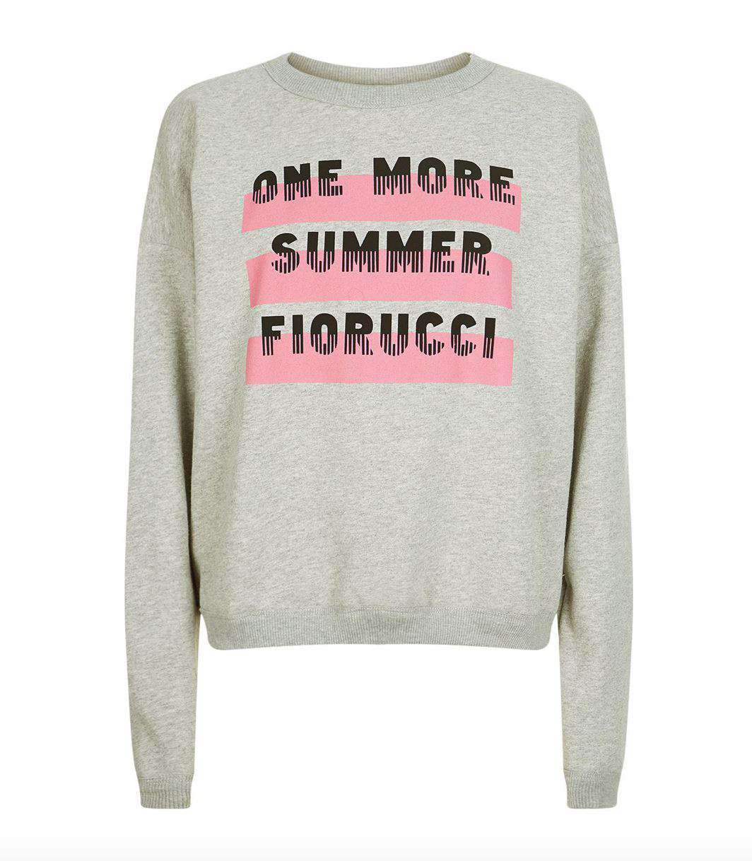 FIORUCCI ONE MORE SUMMER SLOGAN SWEATER SMALL