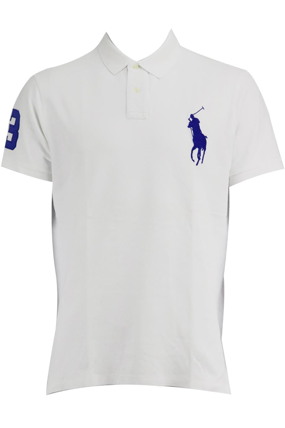 POLO RALPH LAUREN MEN'S SLIM FIT COTTON PIQUÉ POLO SHIRT LARGE