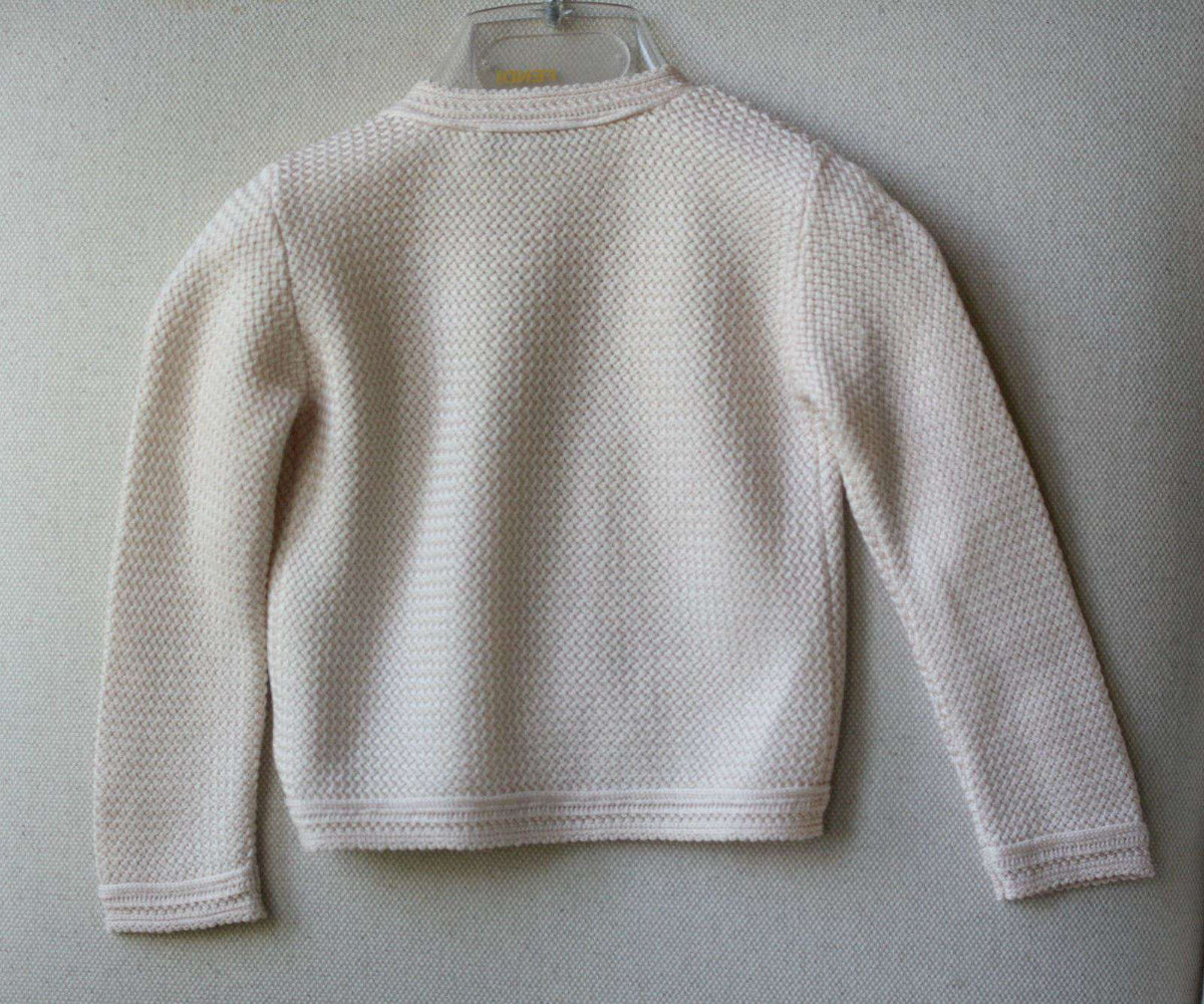 BABY DIOR PEACH SILK BLEND CARDIGAN 6 MONTHS