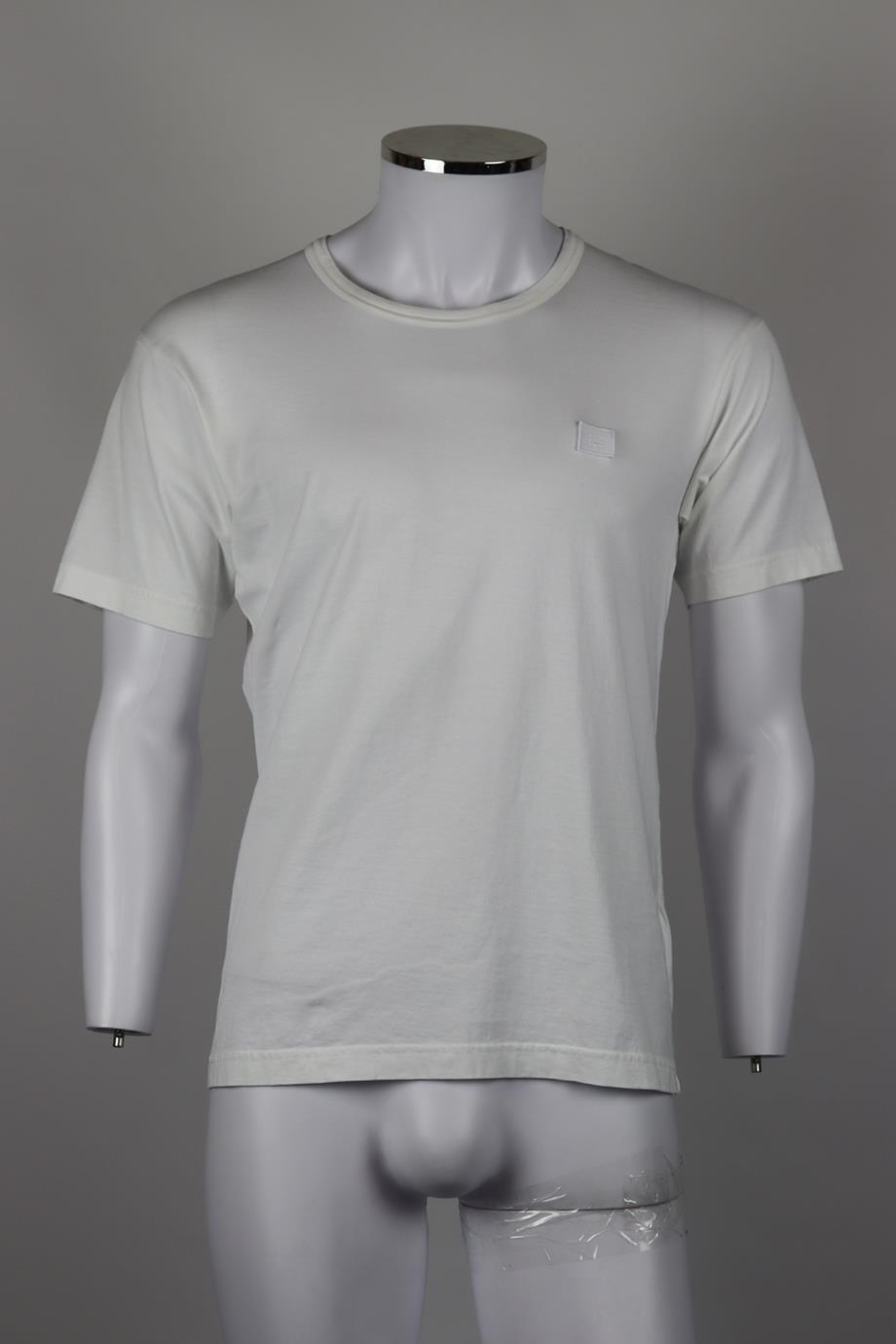 ACNE STUDIO MEN'S COTTON JERSEY TSHIRT SMALL