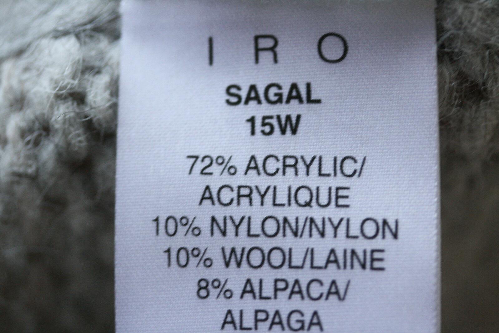 IRO SAGAL MÉLANGE KNITTED SWEATER SMALL