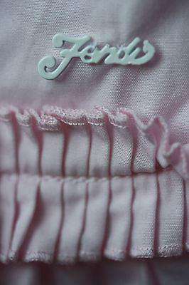 FENDI BABY PINK COTTON DRESS 3 MONTHS