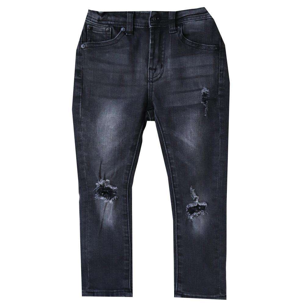 AG ADRIANO GOLDSCHMIED KIDS UNISEX DISTRESSED SKINNY JEANS 3 YEARS