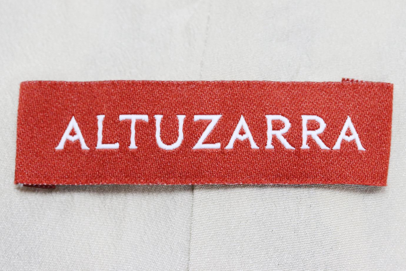 ALTUZARRA DRAPED PRINTED SILK MINI DRESS IT 42 UK 10