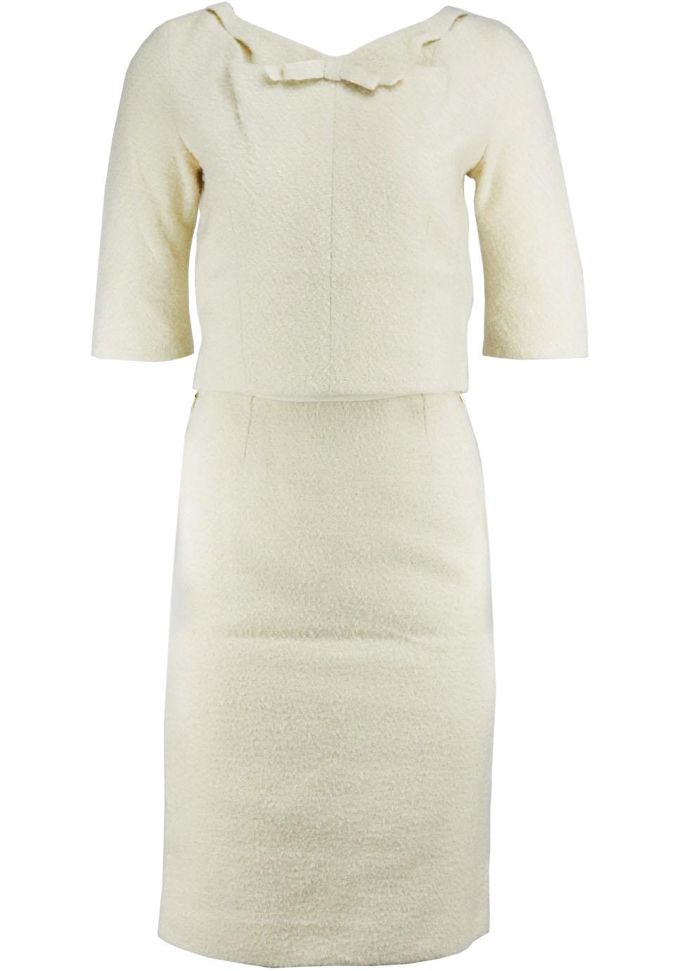 LOUIS VUITTON BOUCLE SKIRT FR 38 UK 10