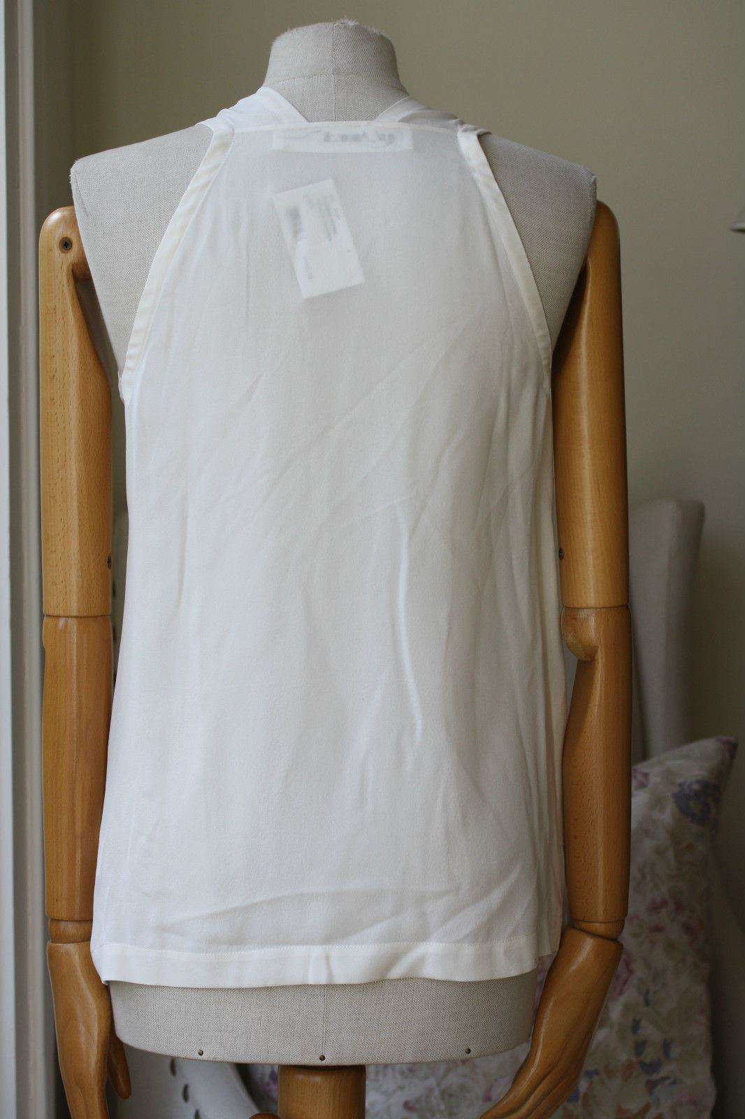 YIGAL AZROUEL GEORGETTE SILK TOP US 2 UK 6