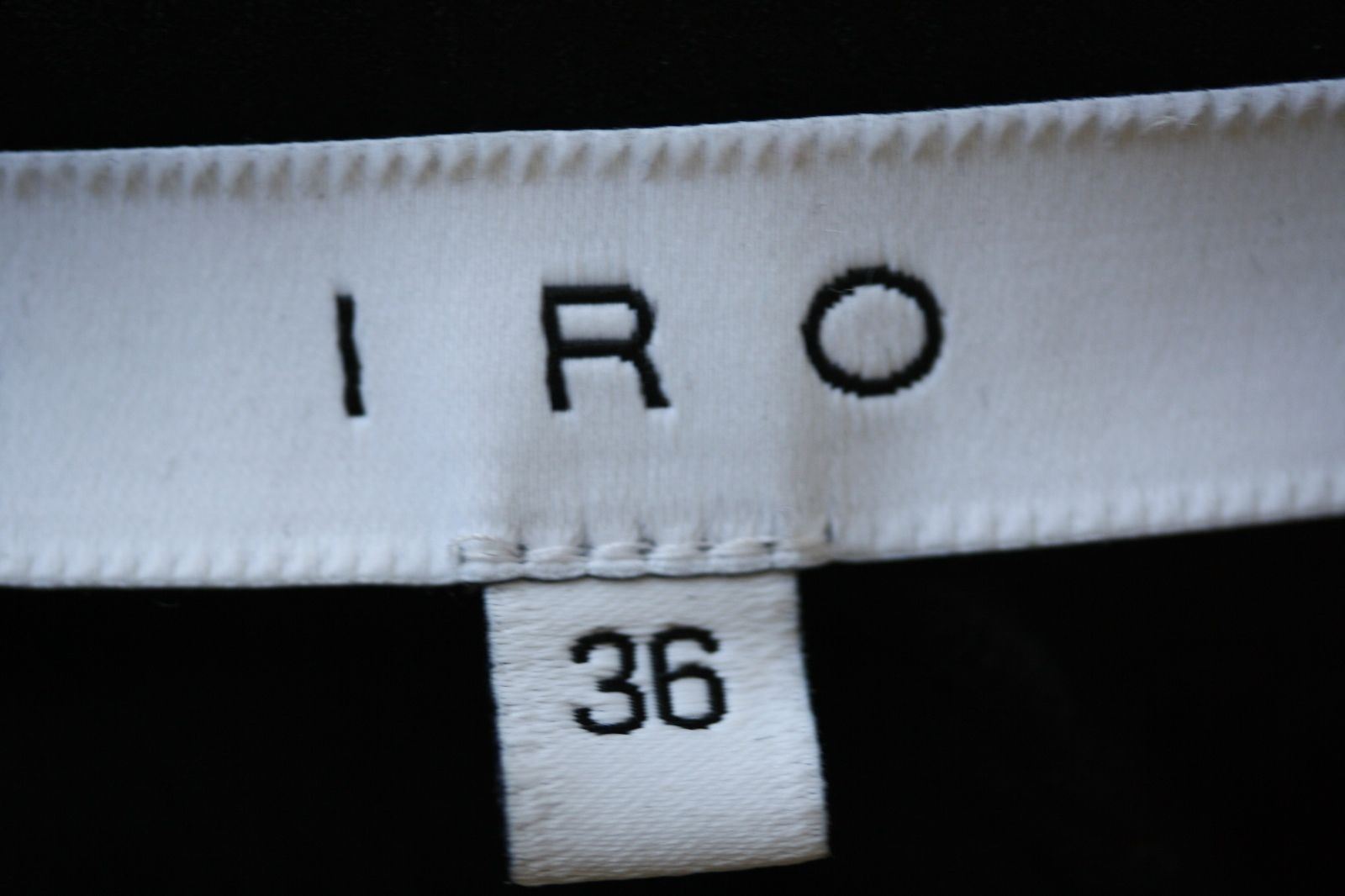 IRO MADELINA BLACK DRESS FR 36 UK 8