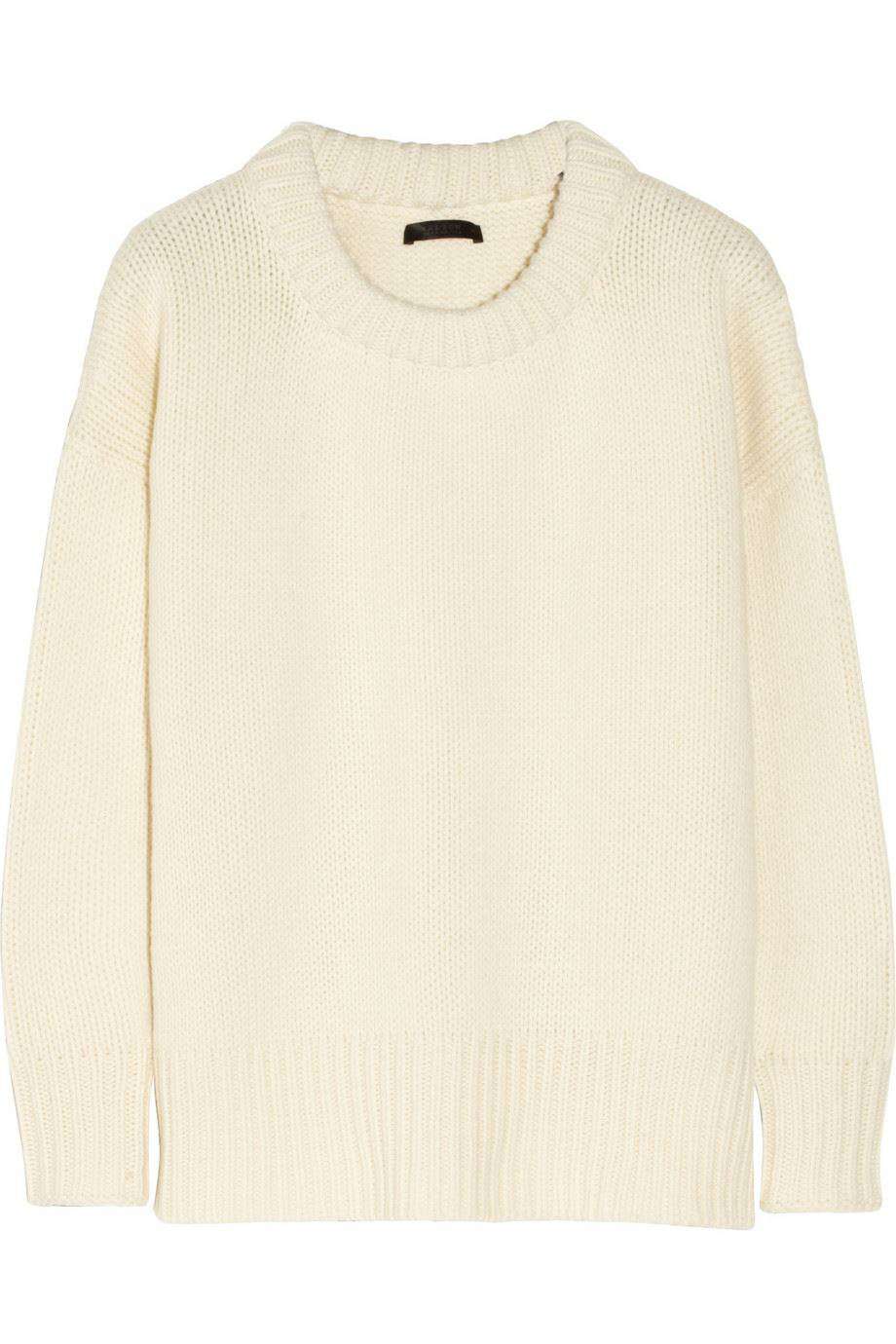THE ROW OPHELIA CHUNKY KNIT WOOL AND CASHMERE BLEND SWEATER SMALL