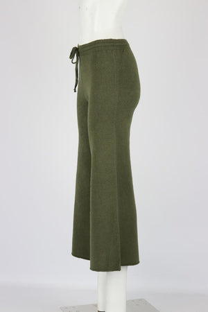 APPARIS STRETCH KNIT WIDE LEG PANTS XSMALL