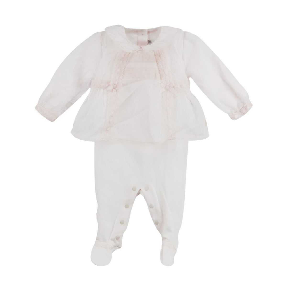CHRISTIAN DIOR BABY GIRLS COTTON BABYGROW 3 MONTHS