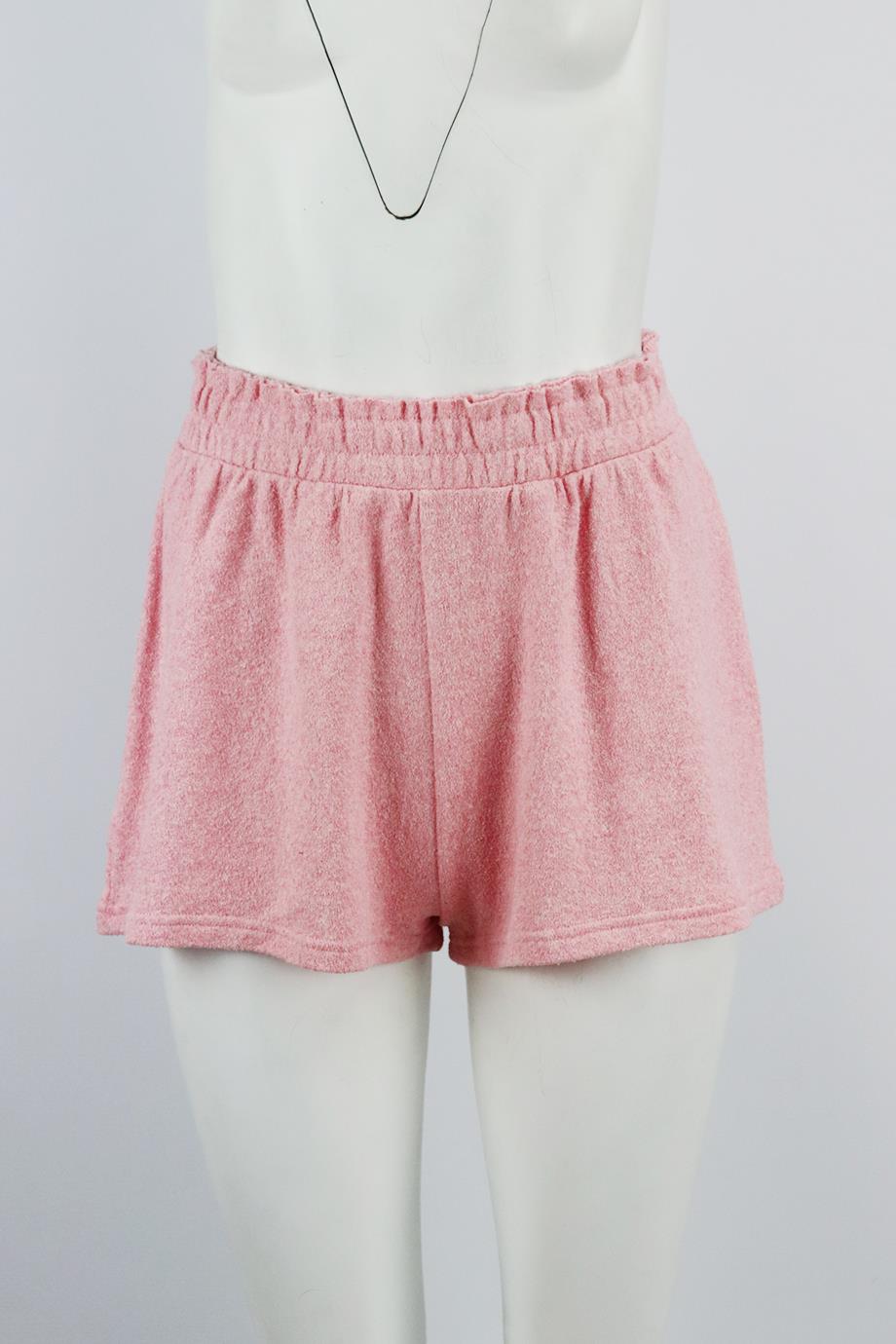 LOVESHACKFANCY BOUCLÉ KNIT SHORTS SMALL