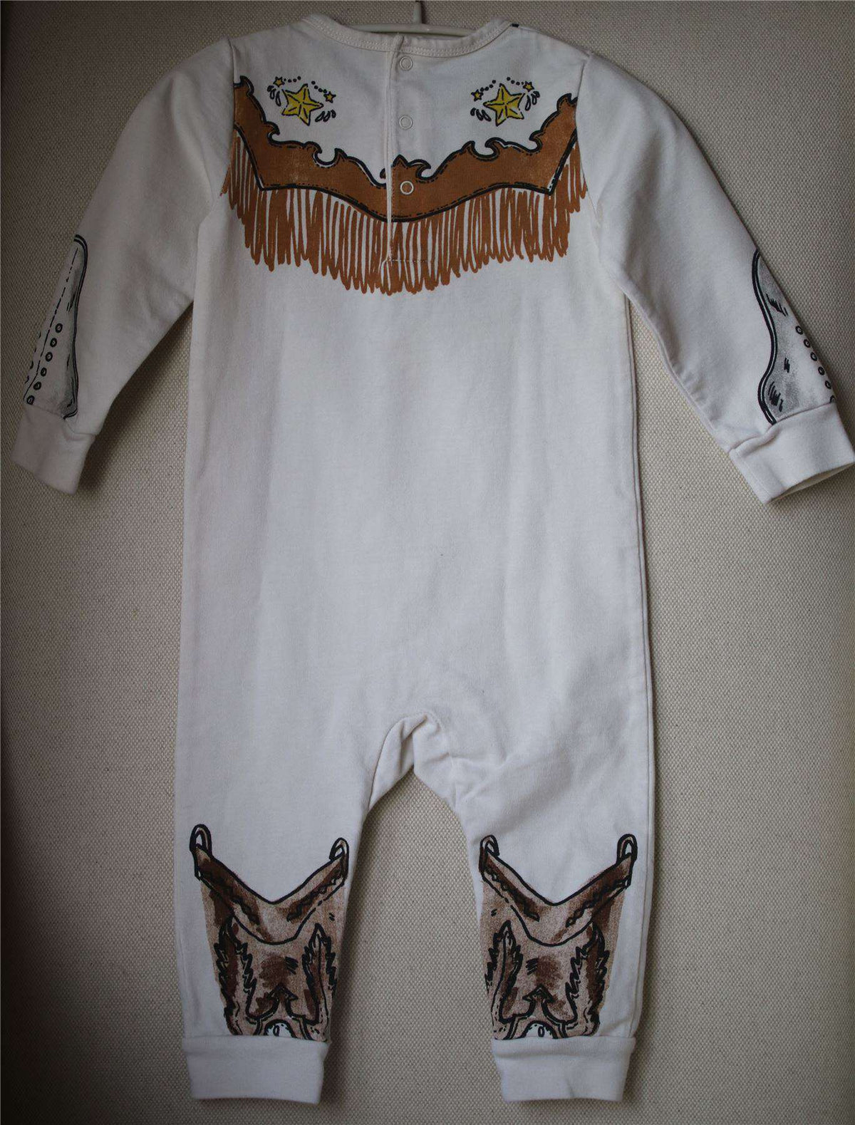 STELLA MCCARTNEY KIDS BABY COWBOY PRINT DEWBERRY BABYGROW 18 MONTHS