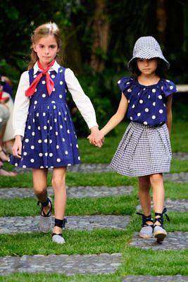 BONPOINT KIDS GIRLS DOT TOP 4 YEARS