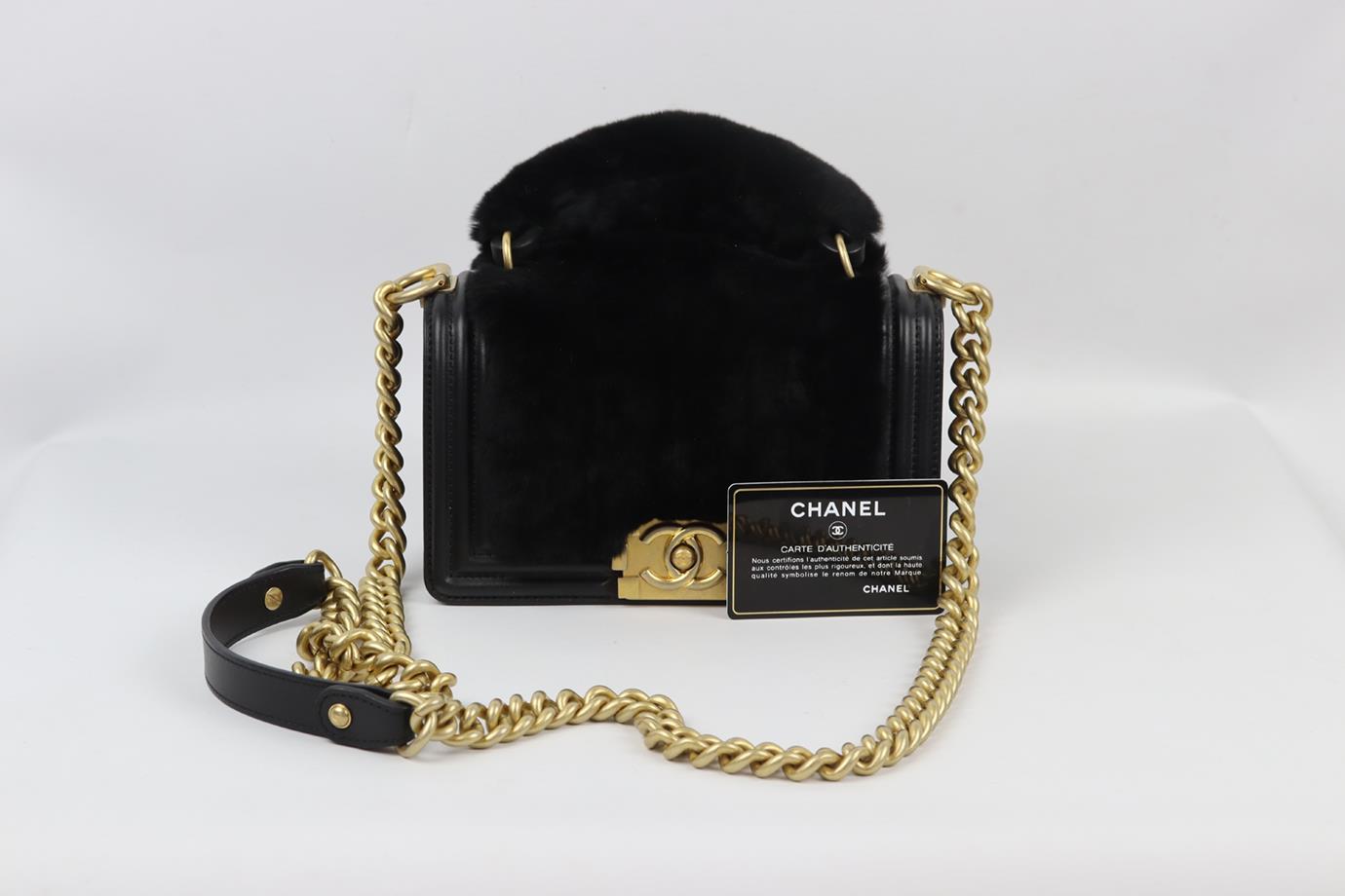 Chanel fur bag on sale 2018