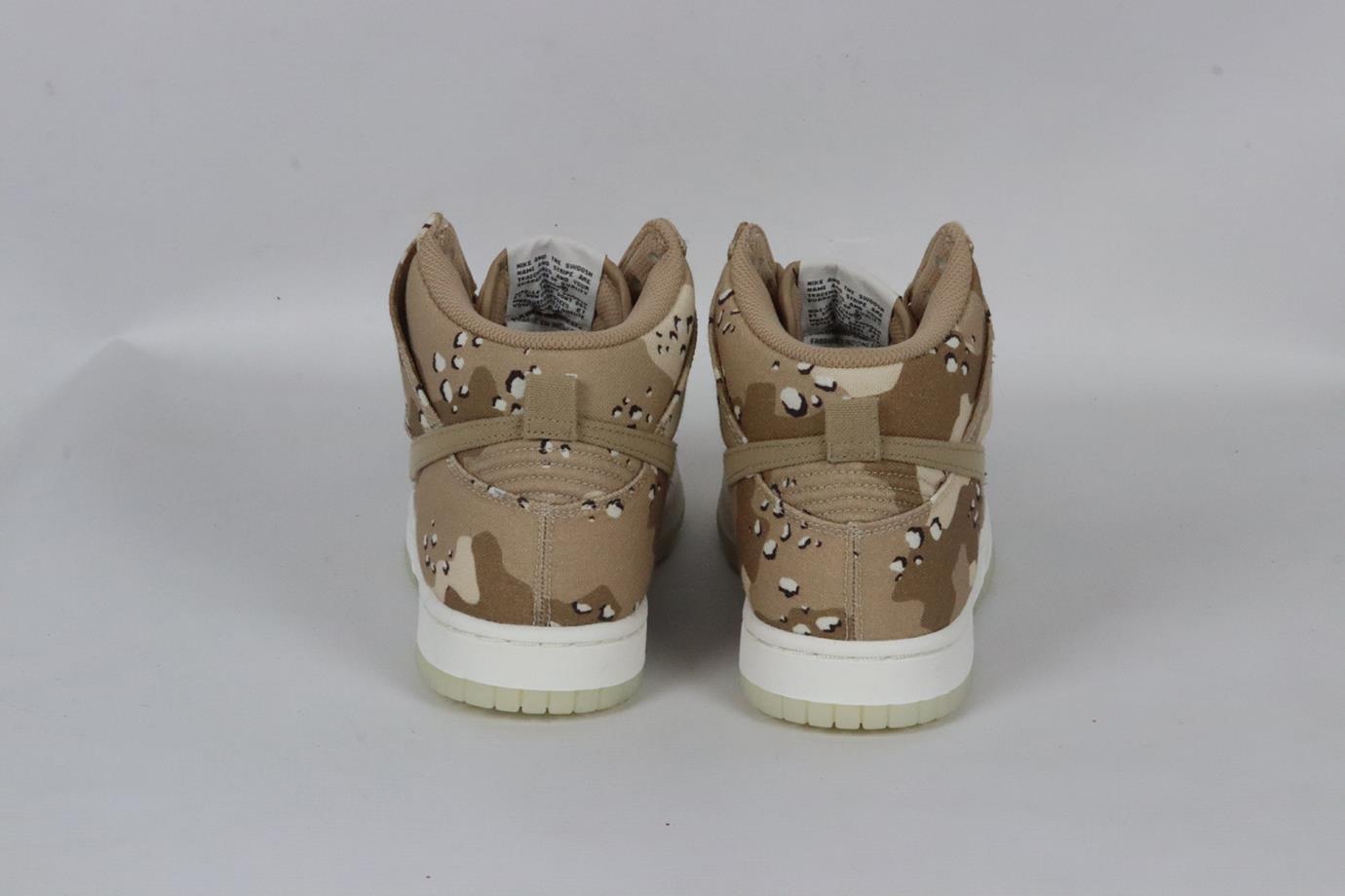 NIKE DUNK CAMOUFLAGE PRINT CANVAS HIGH TOP SNEAKERS EU 39 UK 5.5 US 8