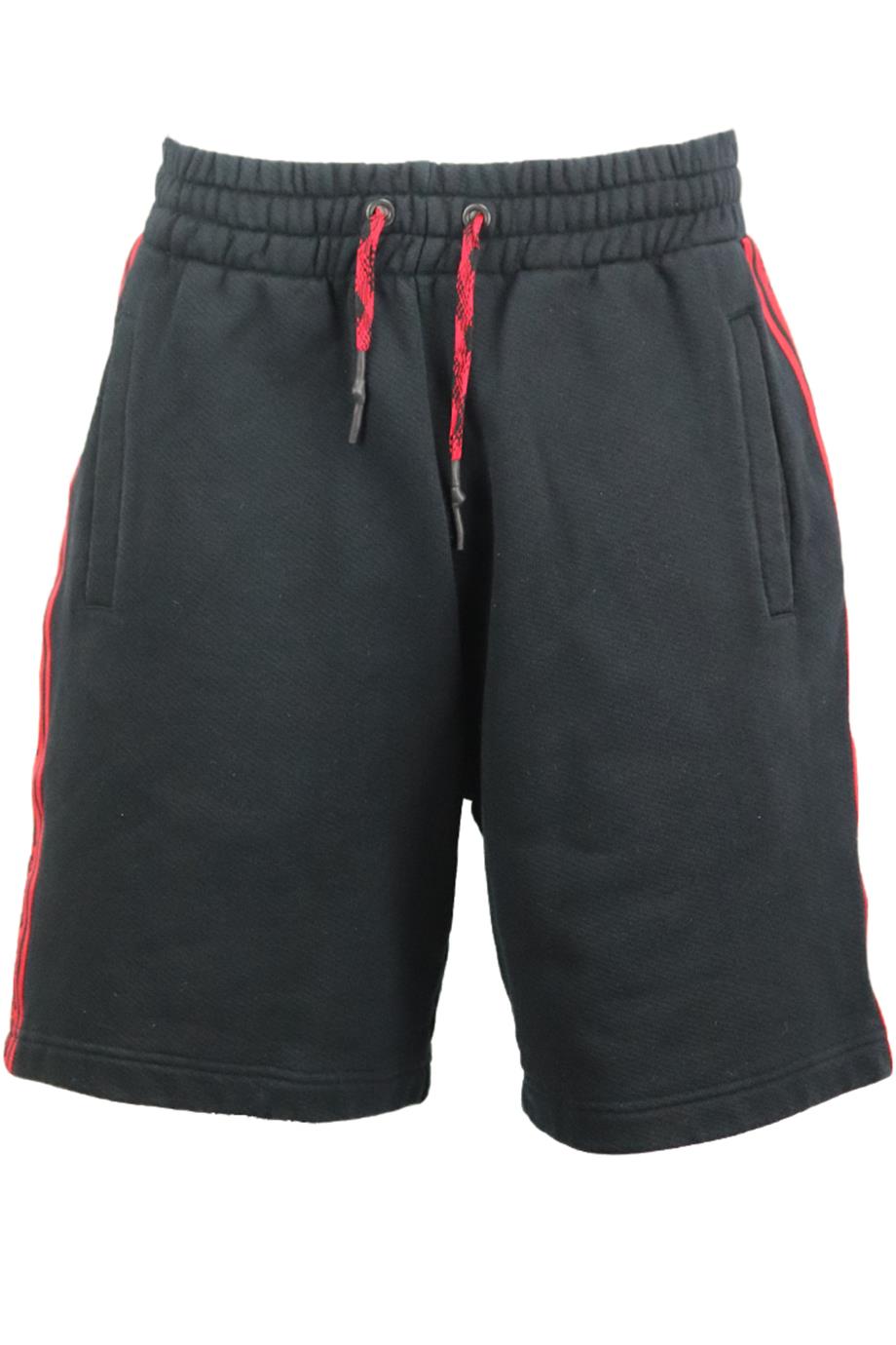 PALM ANGELS MEN'S STRIPED COTTON SHORTS XLARGE