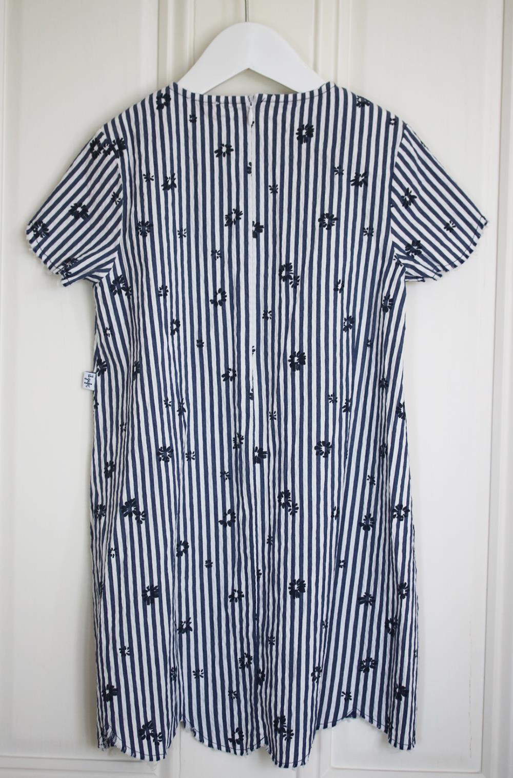 IL GUFO KIDS GIRLS STRIPED COTTON DRESS 6 YEARS