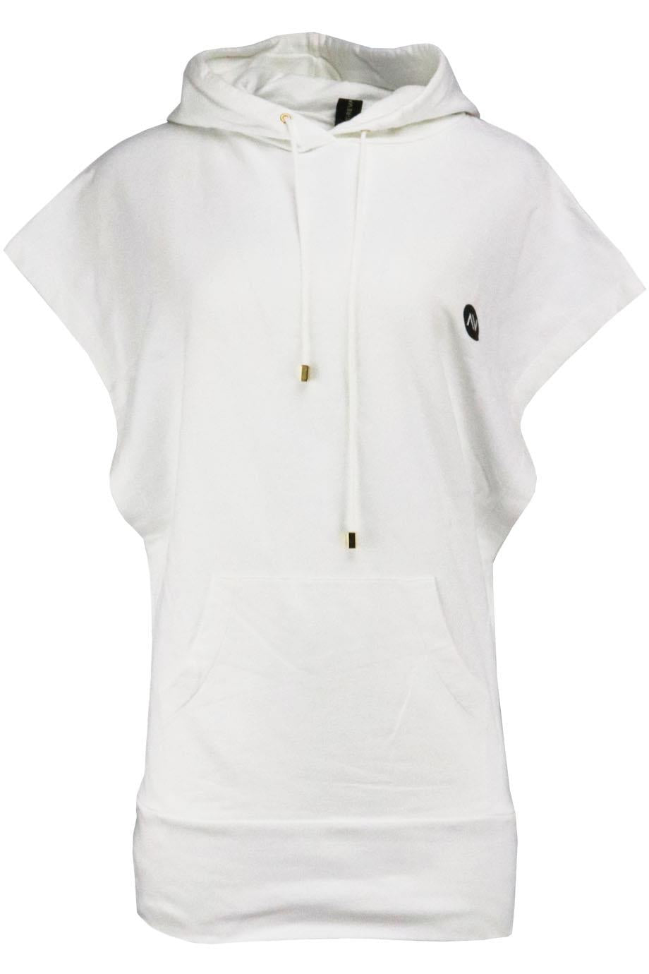 ALEXANDRE VAUTHIER OVERSIZED PRINTED COTTON JERSEY HOODIE ONE SIZE