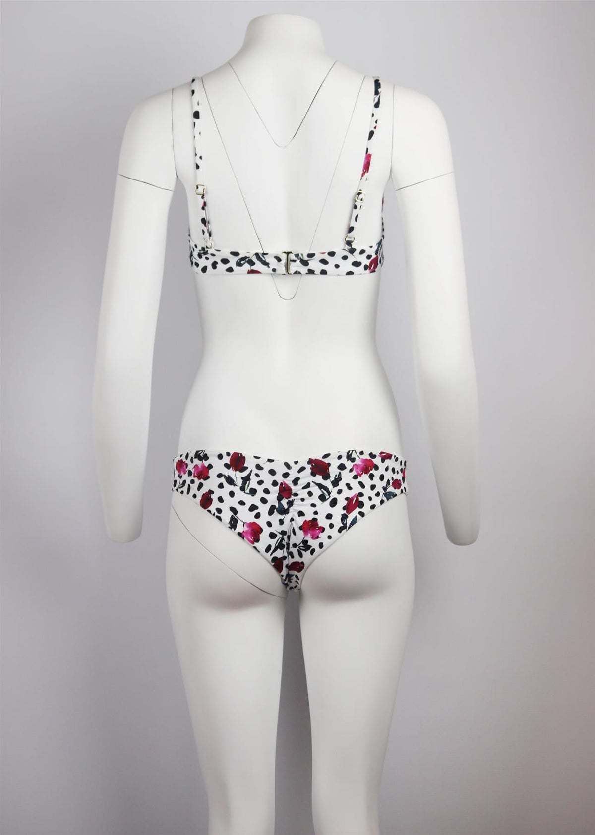 BEACH RIOT FLORAL PRINT UNDERWIRED BIKINI SMALL/MEDIUM