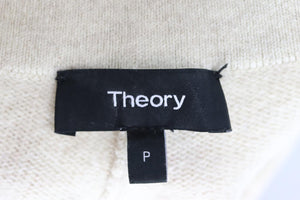 THEORY WOOL AND CASHMERE BLEND PANTS XSMALL