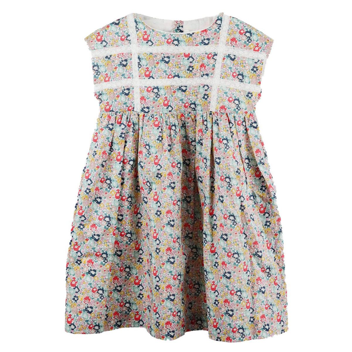 BONPOINT KIDS GIRLS FLORAL COTTON DRESS 8 YEARS