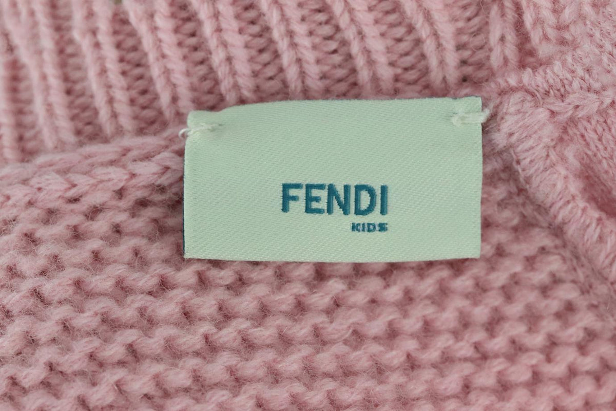 FENDI BABY GIRLS FF WOOL DRESS 18 MONTHS