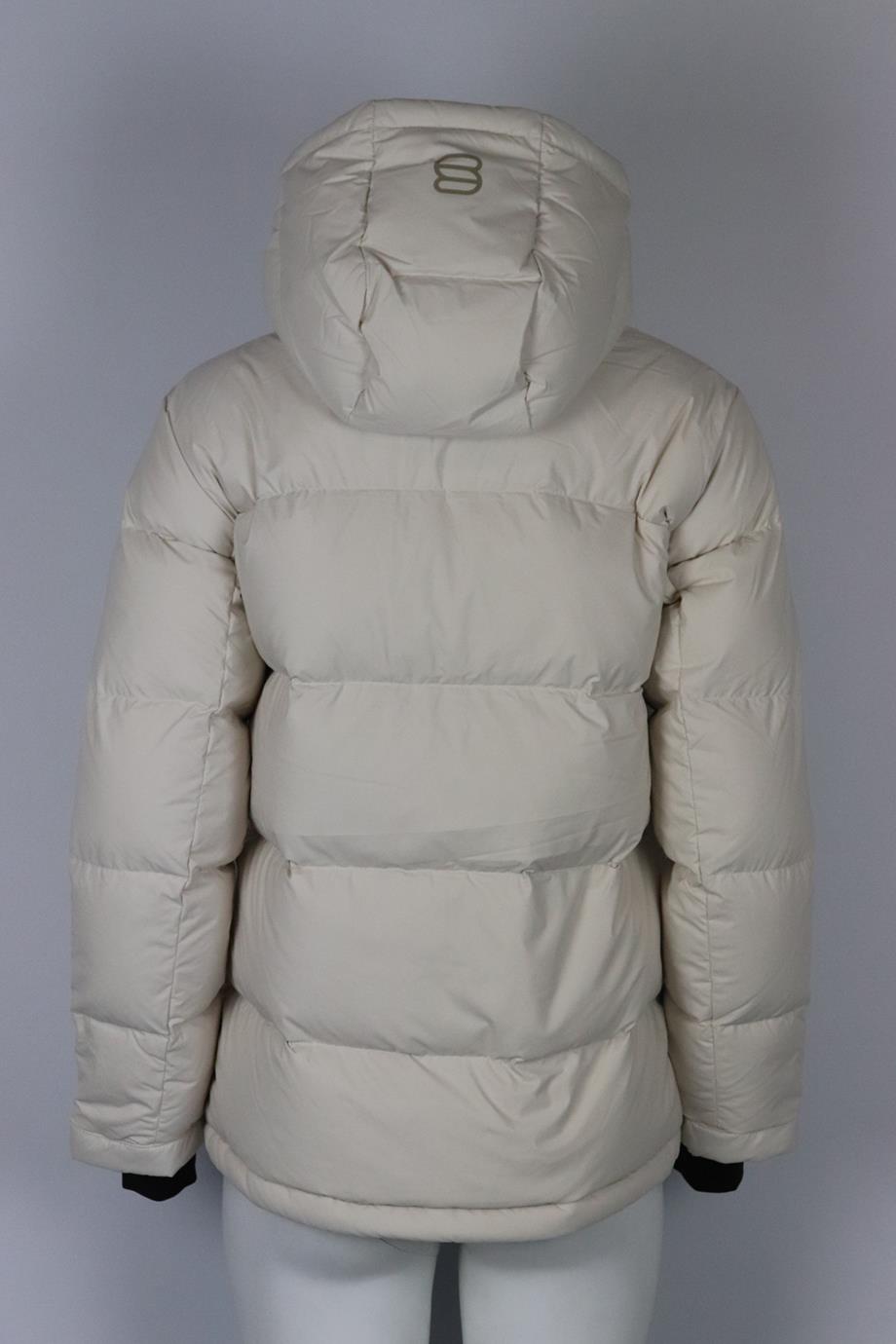 SUPER WORLD HOODED QUILTED SHELL DOWN JACKET XSMALL