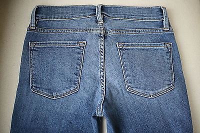 FRAME DENIM LE SKINNY DE JEANNE DISTRESSED JEANS W25 UK 6/8