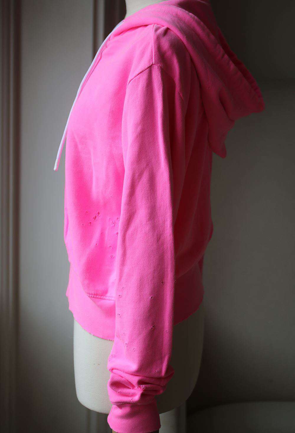COTTON CITIZEN MILAN CROP ZIP HOODIE SMALL
