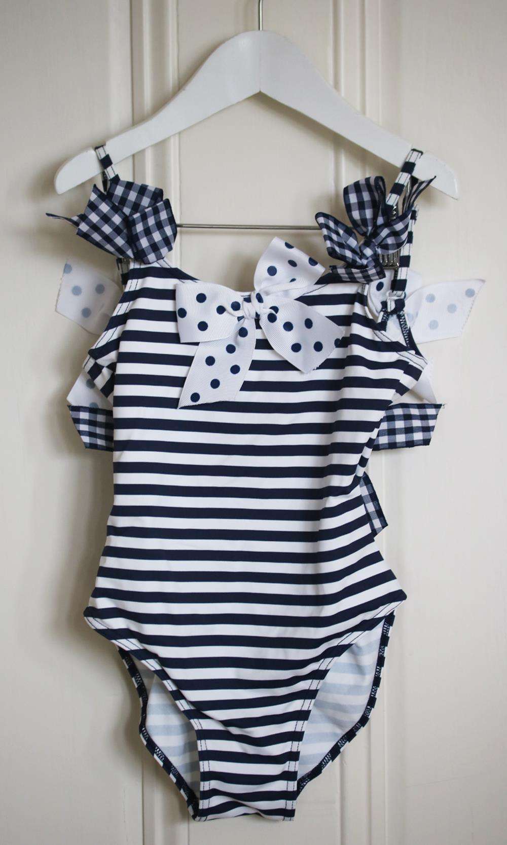 SELINI ACTION KIDS GIRLS BOW SWIMSUIT 6 YEARS