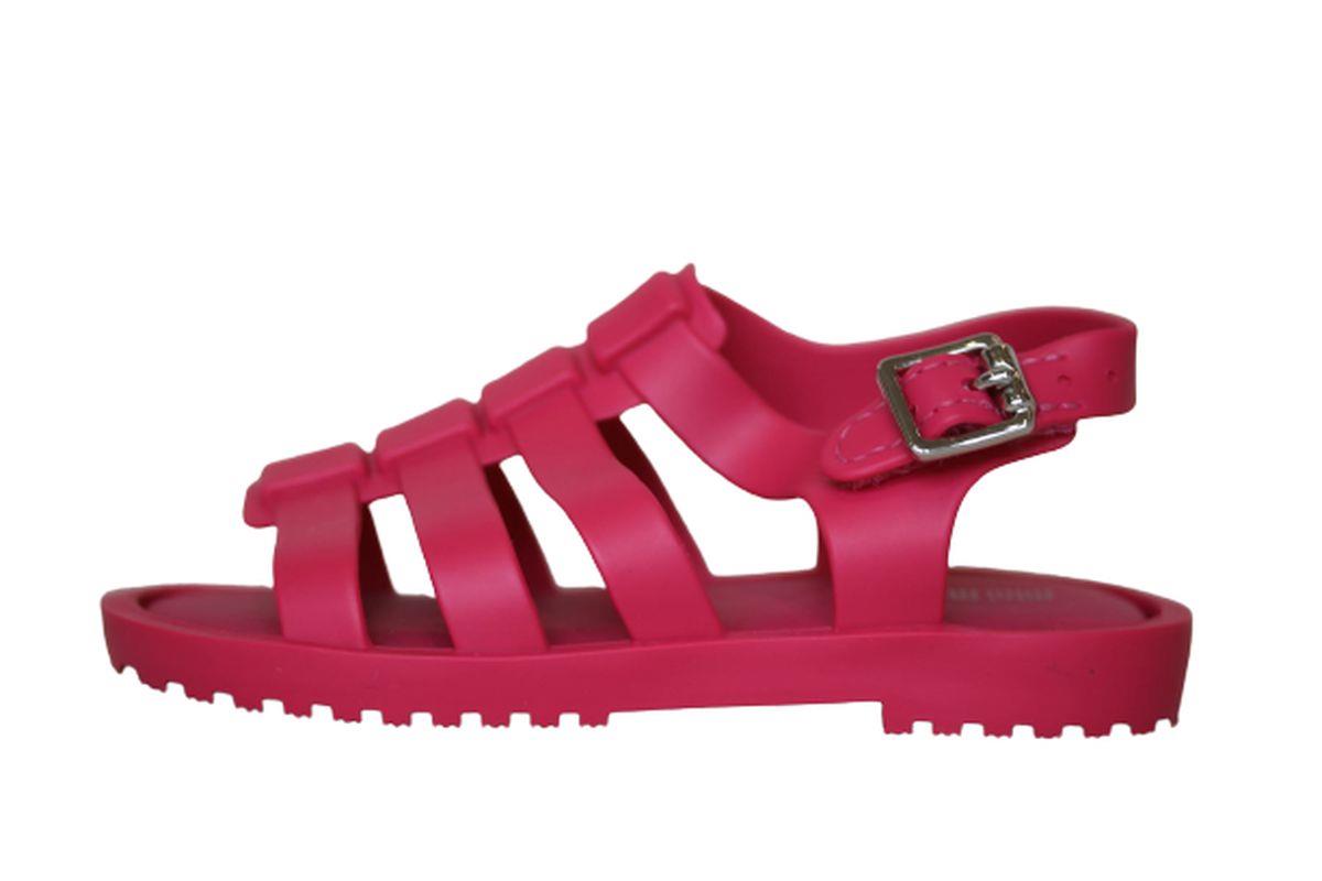 MINI MELISSA GIRLS BRIGHT PINK JELLY SANDALS EU 24 UK 7