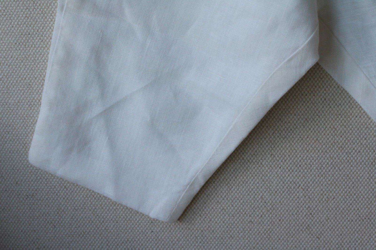 BONPOINT BABY CREAM LINEN DANDY TROUSERS 3 MONTHS