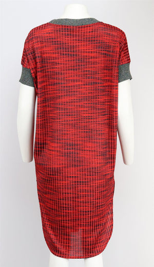 BY MALENE BIRGER RIBBED KNIT MIDI DRESS LARGE