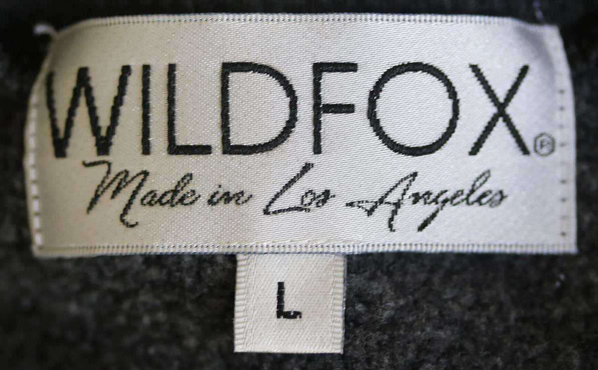 WILDFOX SCATTERED HEARTS COTTONS SWEATSHIRT LARGE
