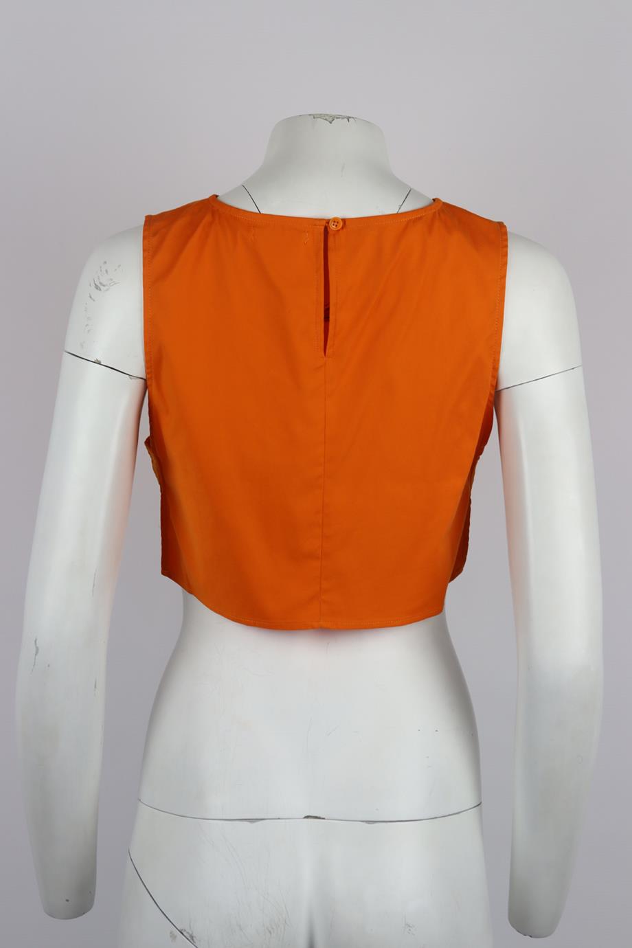 REFORMATION CROPPED COTTON TOP US 2 UK 6