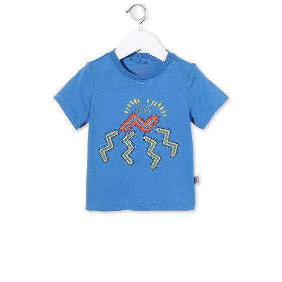 STELLA MCCARTNEY KIDS BABY CHUCKLE EMBROIDERED T-SHIRT 18 MONTHS