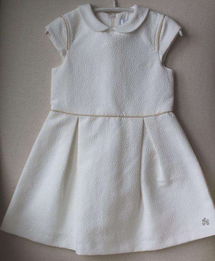 TARTINE ET CHOCOLAT BABY GIRLS IVORY DRESS 4 YEARS