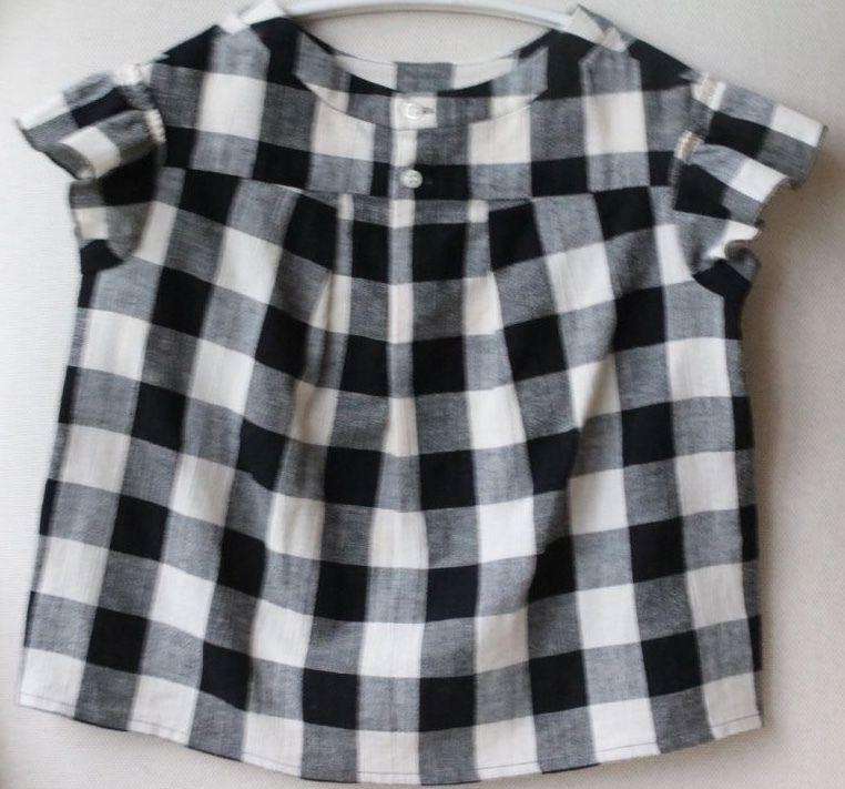 BONPOINT BABY GINGHAM TOP 3 YEARS