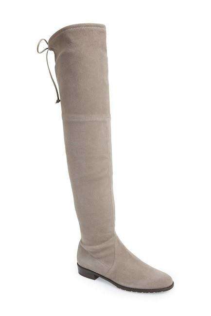STUART WEITZMAN LOWLAND SUEDE OVER-THE-KNEE BOOTS US 7.5 UK 5 EU 38