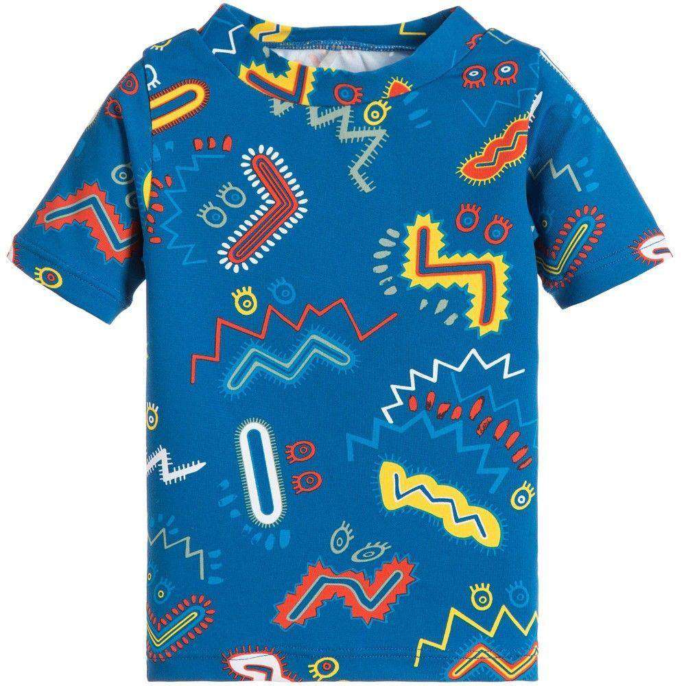 STELLA MCCARTNEY KIDS BABY SUN PROTECTIVE SWIM TOP 18 MONTHS