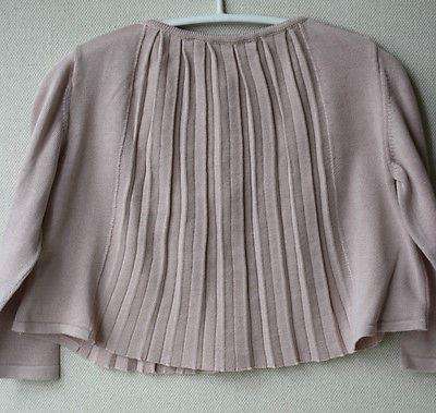DIOR BABY PINK SILK AND COTTON BLEND DRESS AND CARDIGAN 18 MONTHS