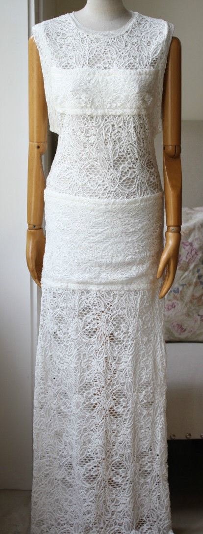 IRO FELIANE LACE DRESS FR 36 UK 8