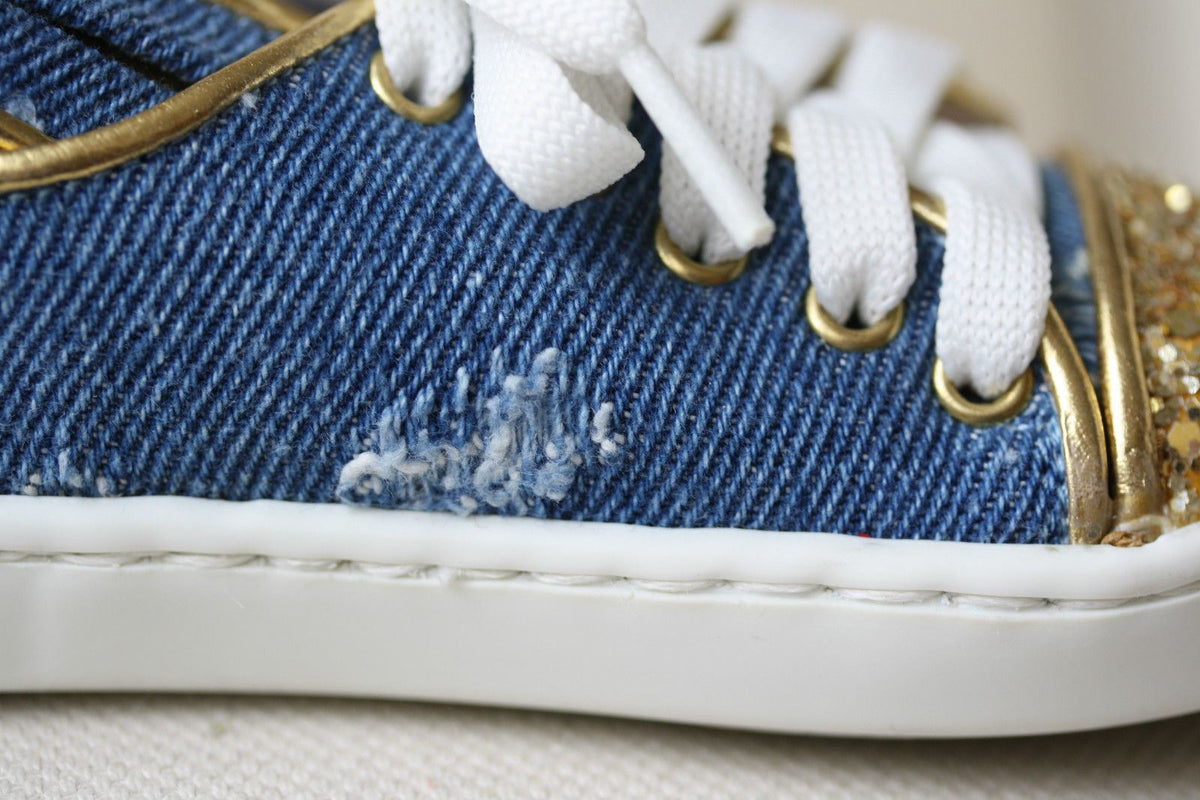MINNA PARIKKA BABY DENIM BUNNY SNEAKERS SHOES EU 21 UK 4/5