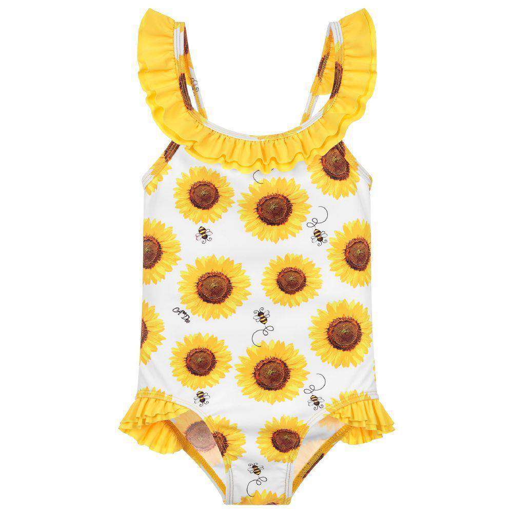 A DEE KIDS GIRLS SUNFLOWER SWIMSUIT 6 YEARS