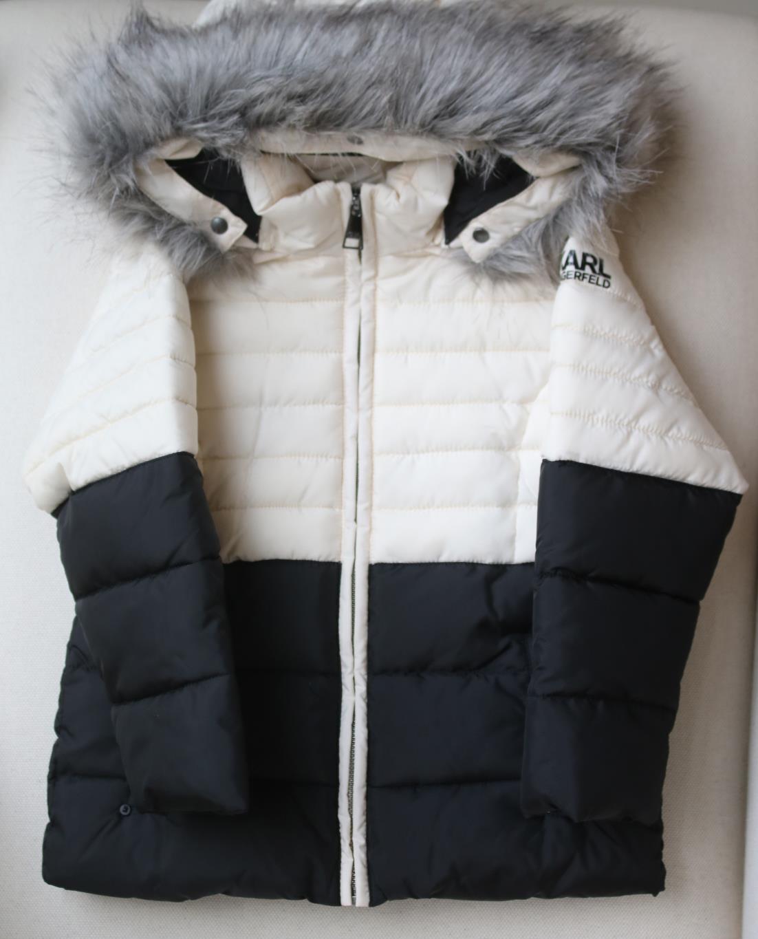 KARL LAGERFELD KIDS GIRLS PUFFER JACKET 5 YEARS