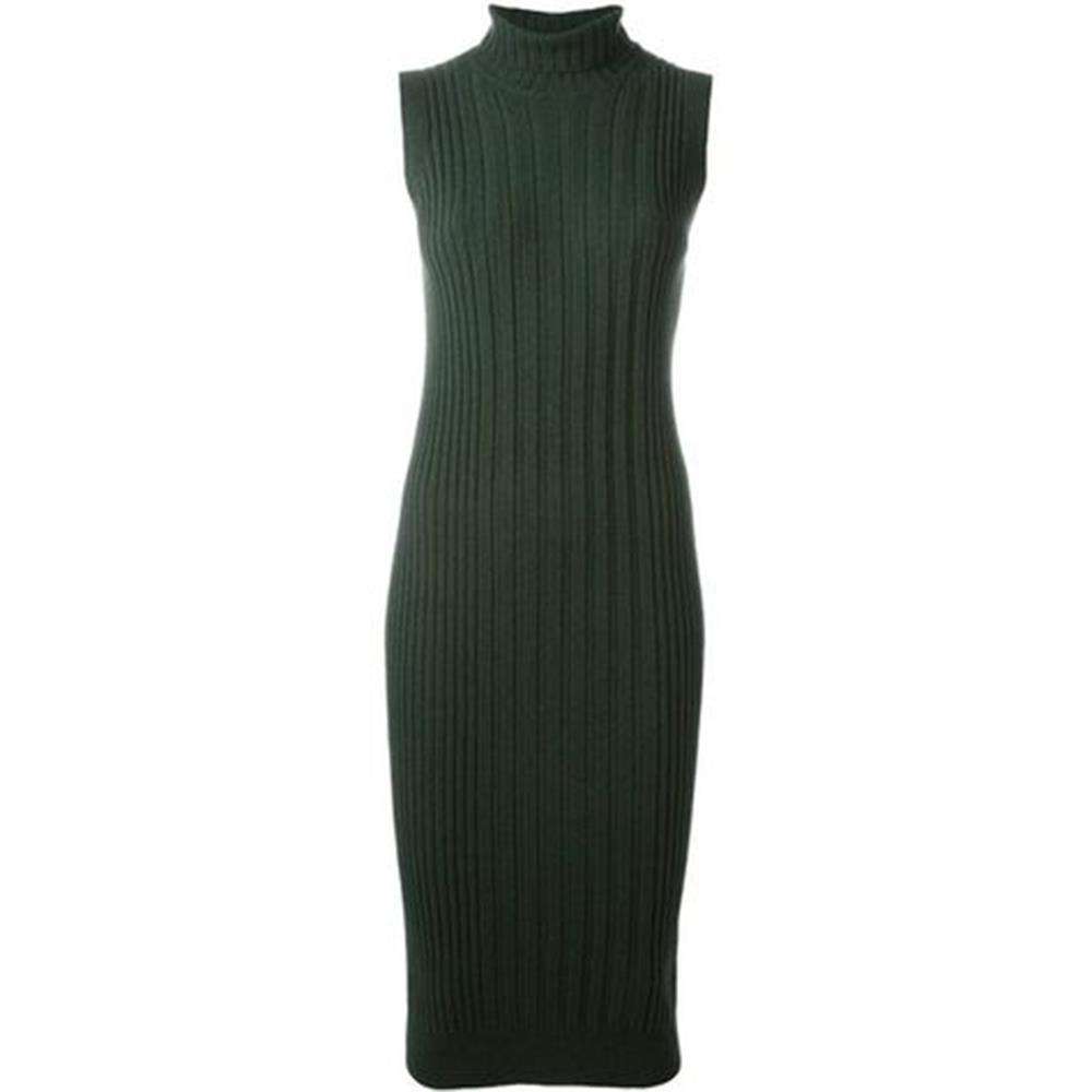 MAISON MARGIELA RIBBED TURTLENECK DRESS MEDIUM