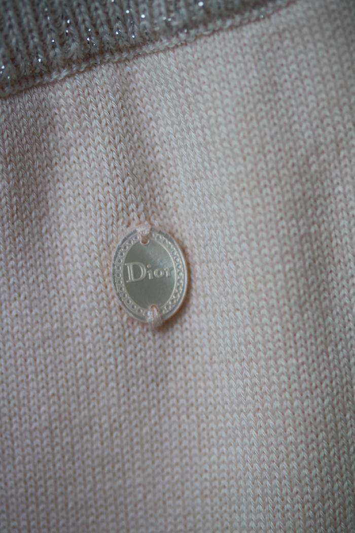 DIOR GIRLS PINK KNIT TRACKSUIT 4 YEARS